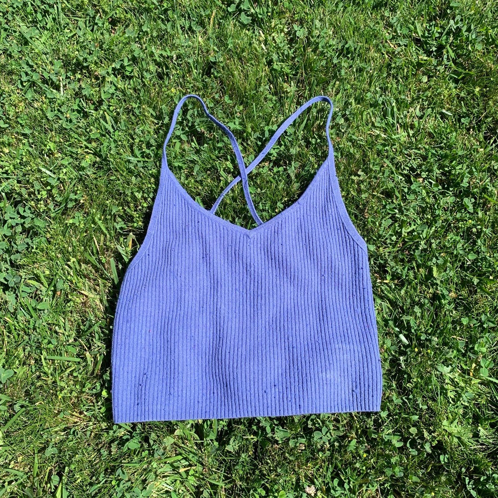 Kendall and Kylie cross back tank top